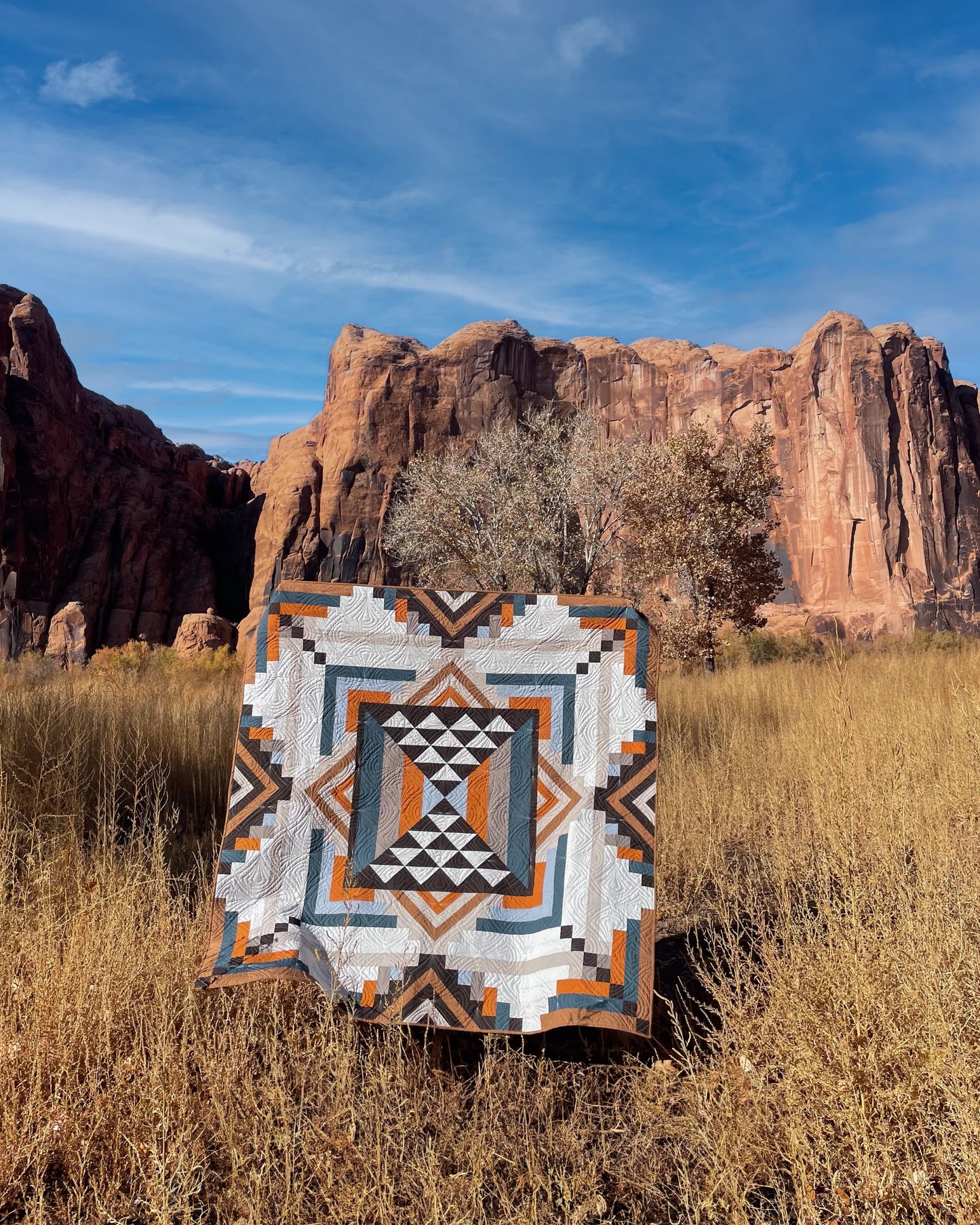 Diamond Flare Quilt Pattern by Toad & Sew