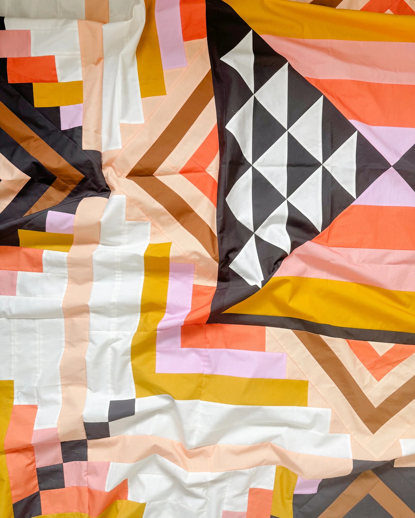 Diamond Flare Quilt Pattern by Toad & Sew