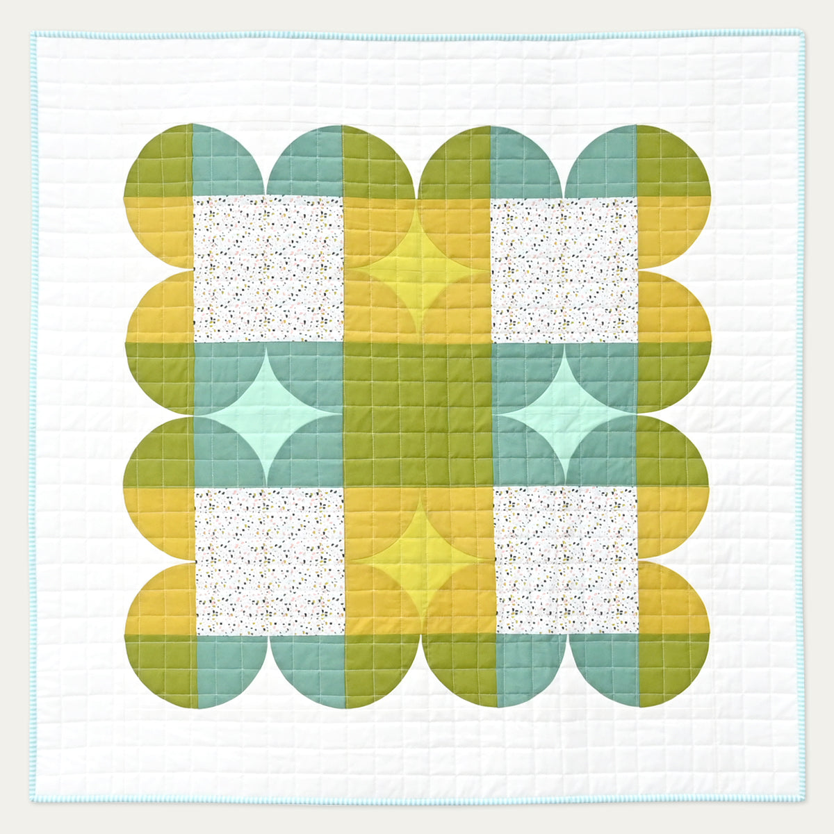 Gingham Glitz Quilt Pattern by Holly Clarke Design