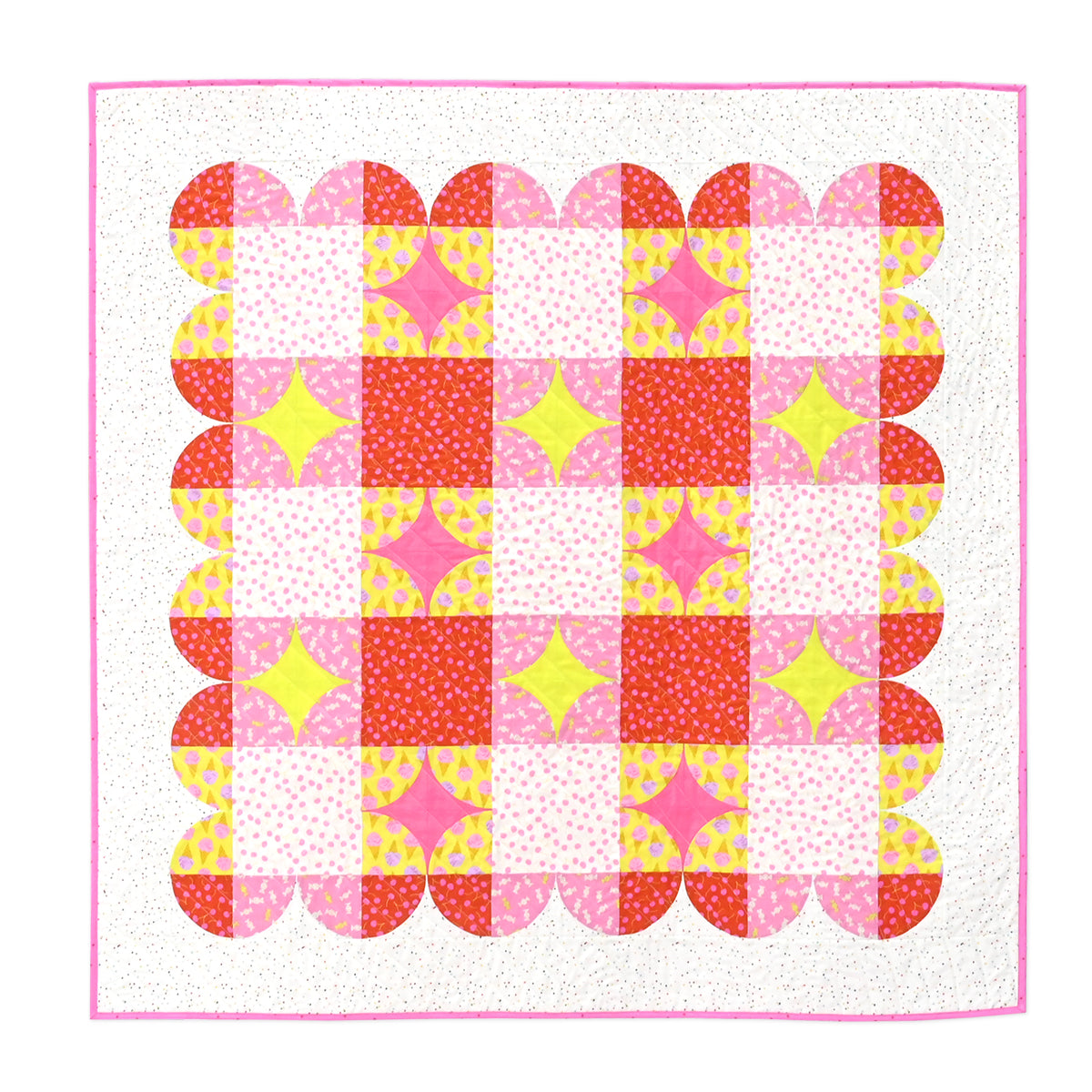 Gingham Glitz Quilt Pattern by Holly Clarke Design