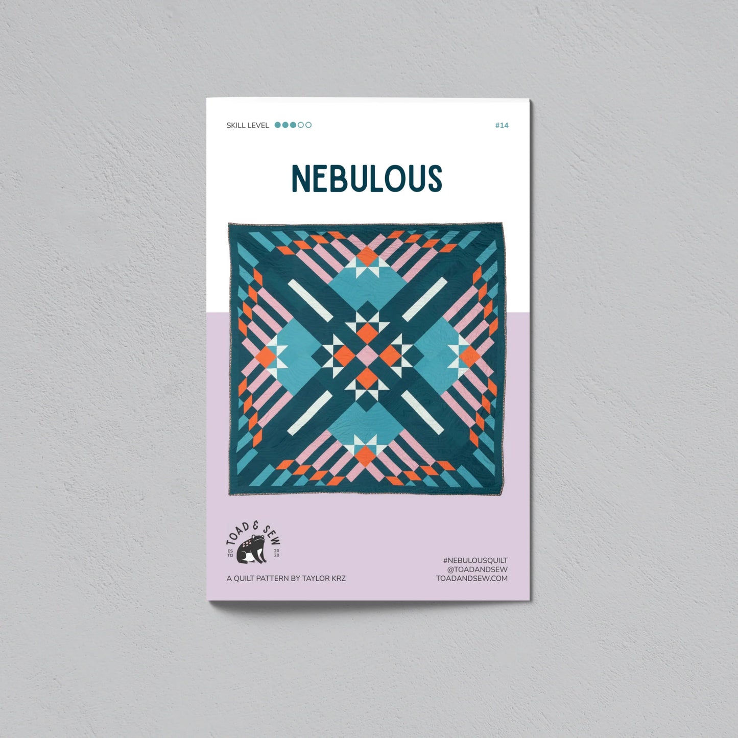 Nebulous Quilt Pattern by Toad & Sew