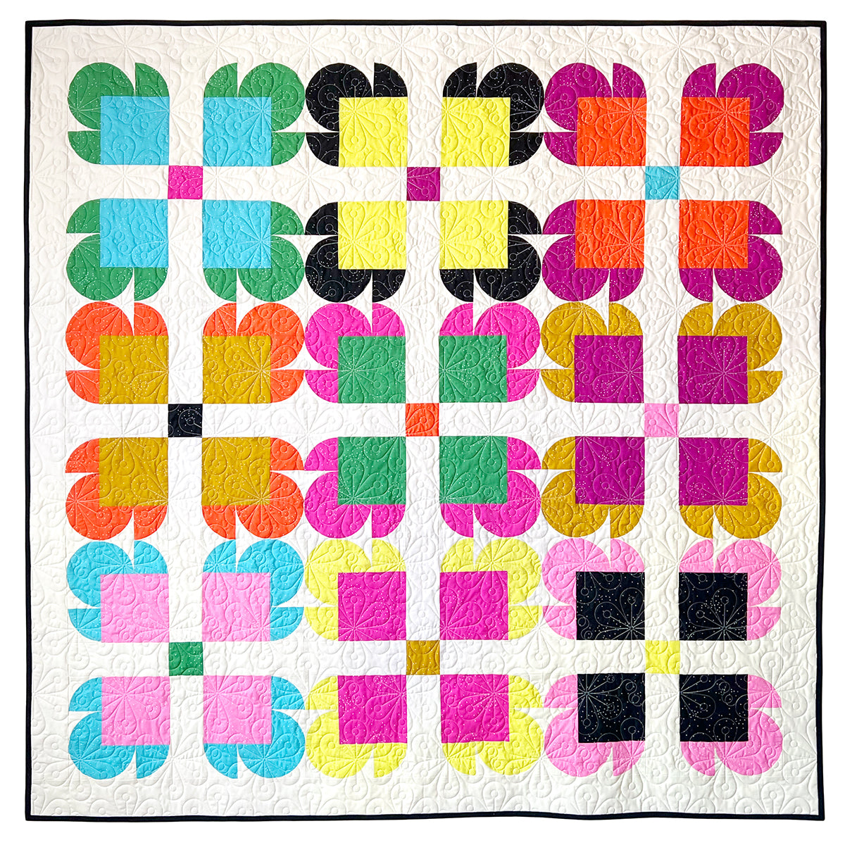 Teddy Bear Paw Quilt Pattern by Holly Clarke Design