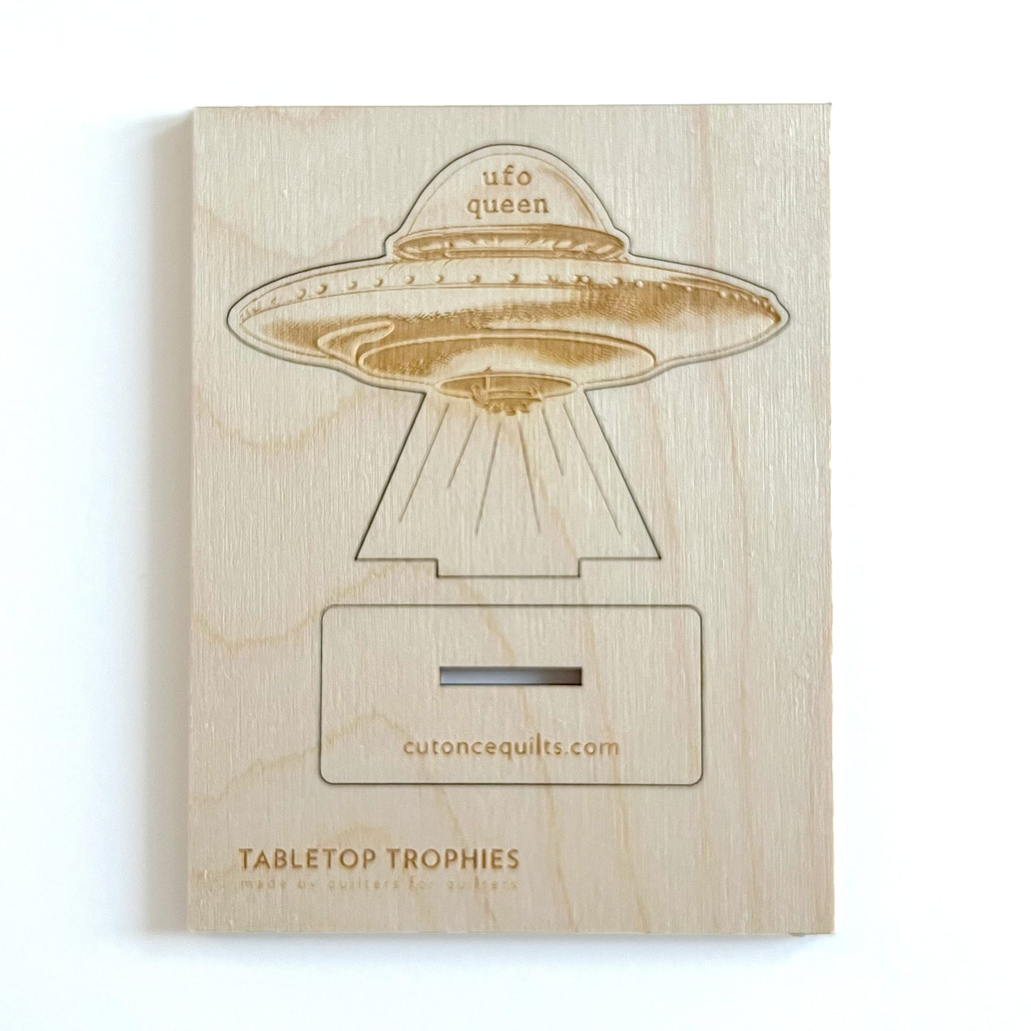 UFO Queen Tabletop Trophy