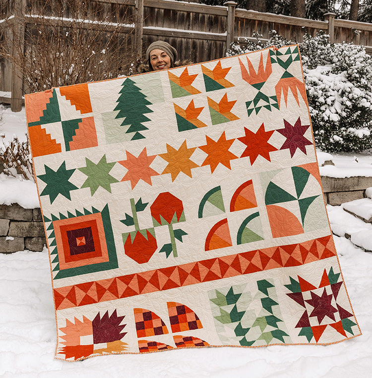 Botanical Block of the Month Ornaments by Suzy Quilts