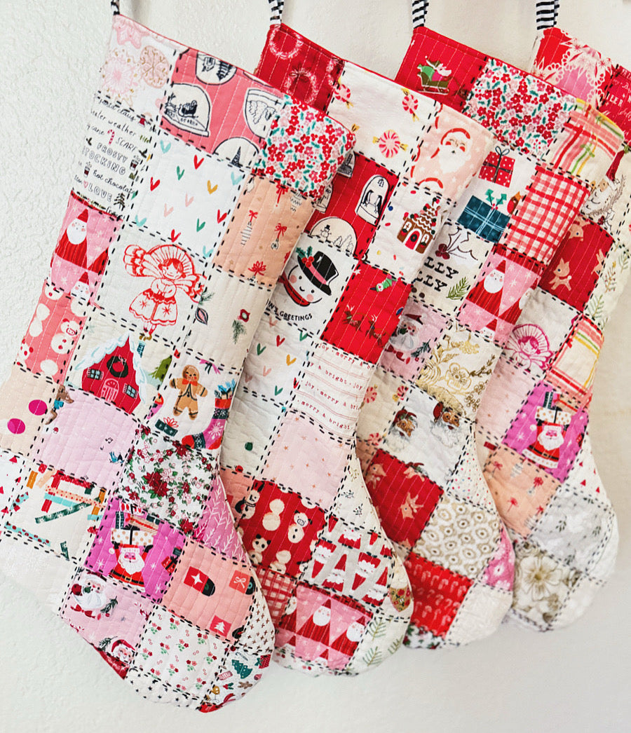 Holiday Stocking Templates by Sew Mary Happy