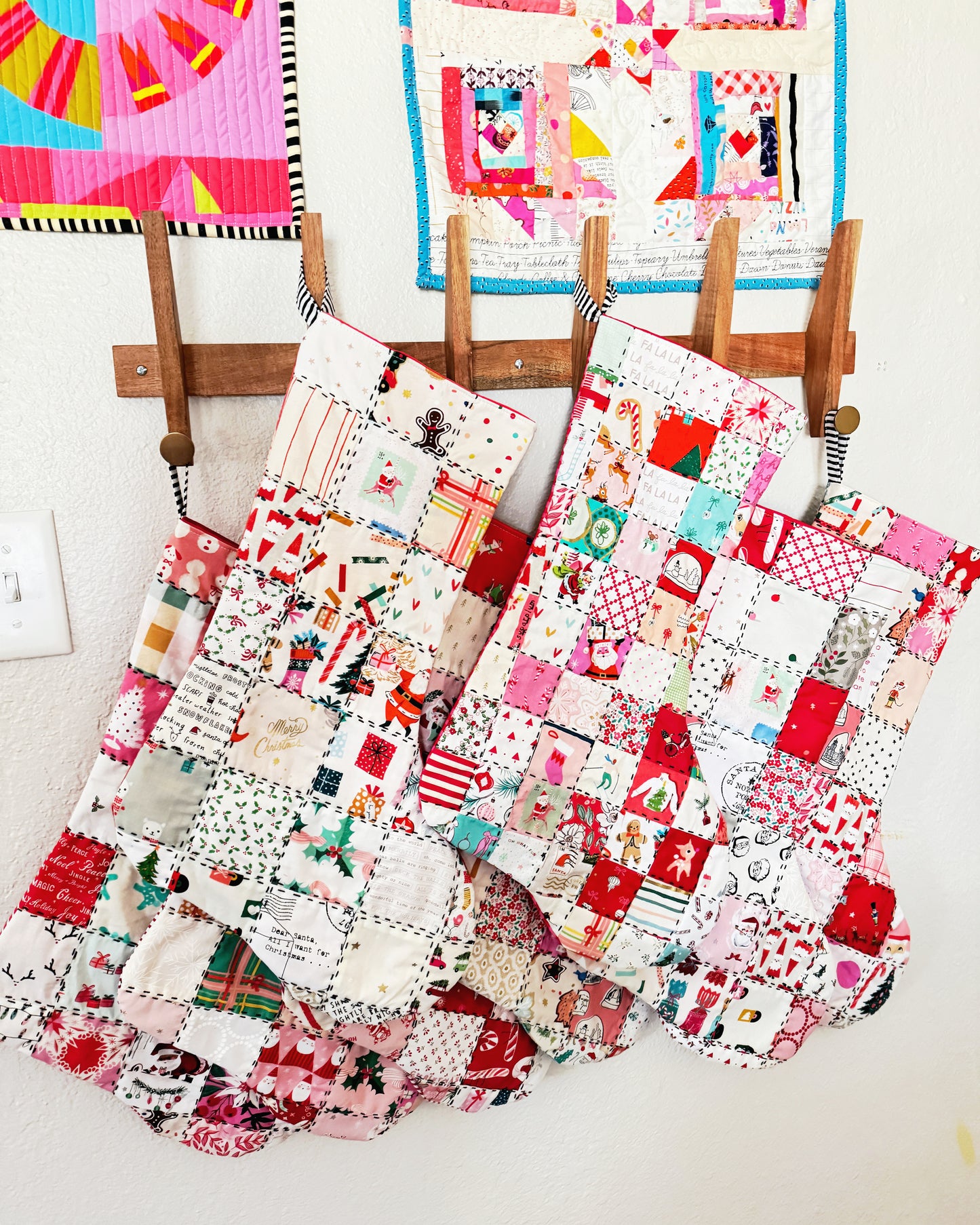 Holiday Stocking Templates by Sew Mary Happy