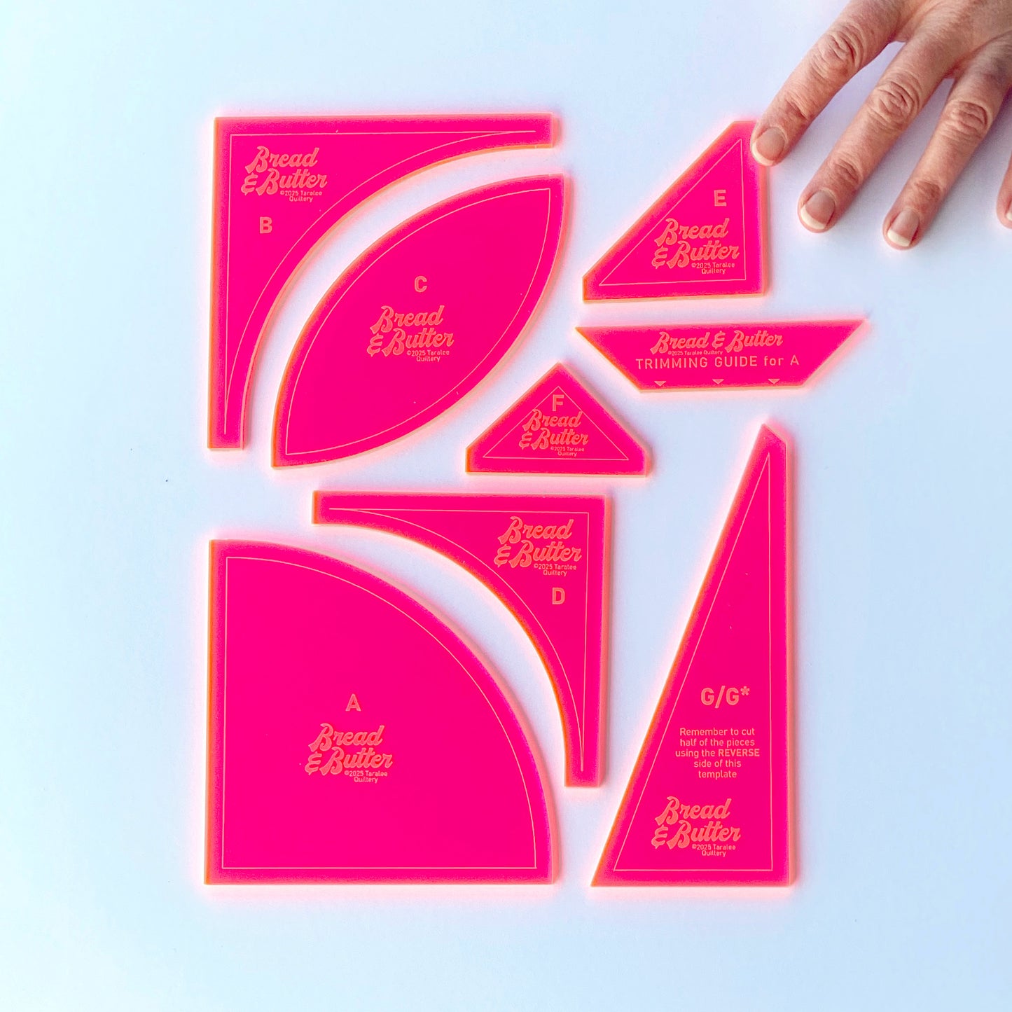 Bread & Butter Template Set by Taralee Quiltery