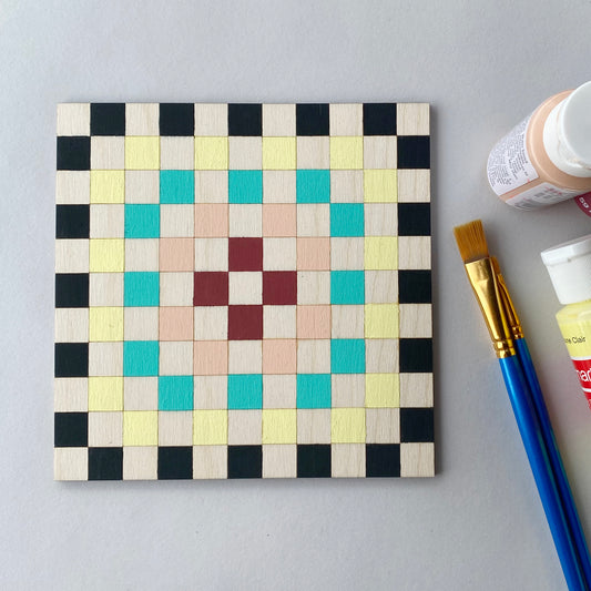 Mini Barn Quilt Kit - Granny Square