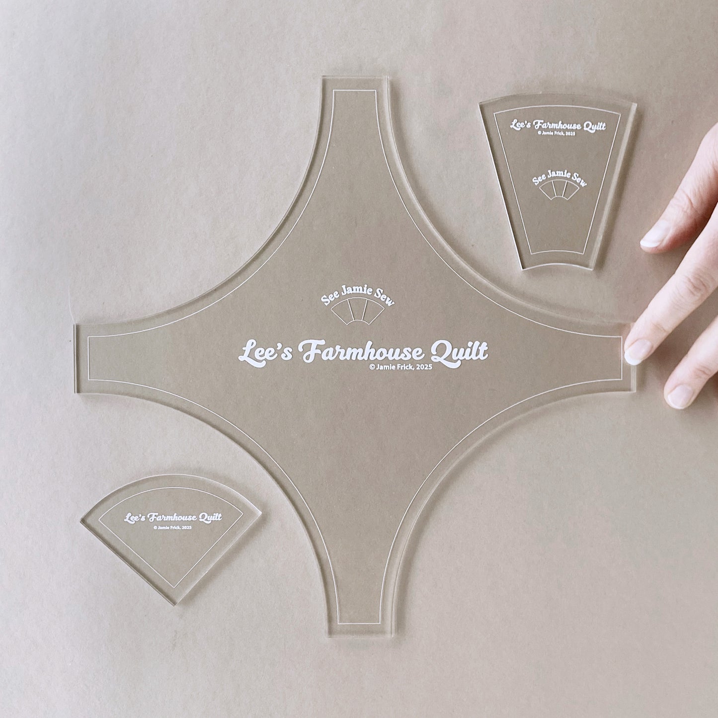 Lee's Farmhouse Quilt Templates by See Jamie Sew