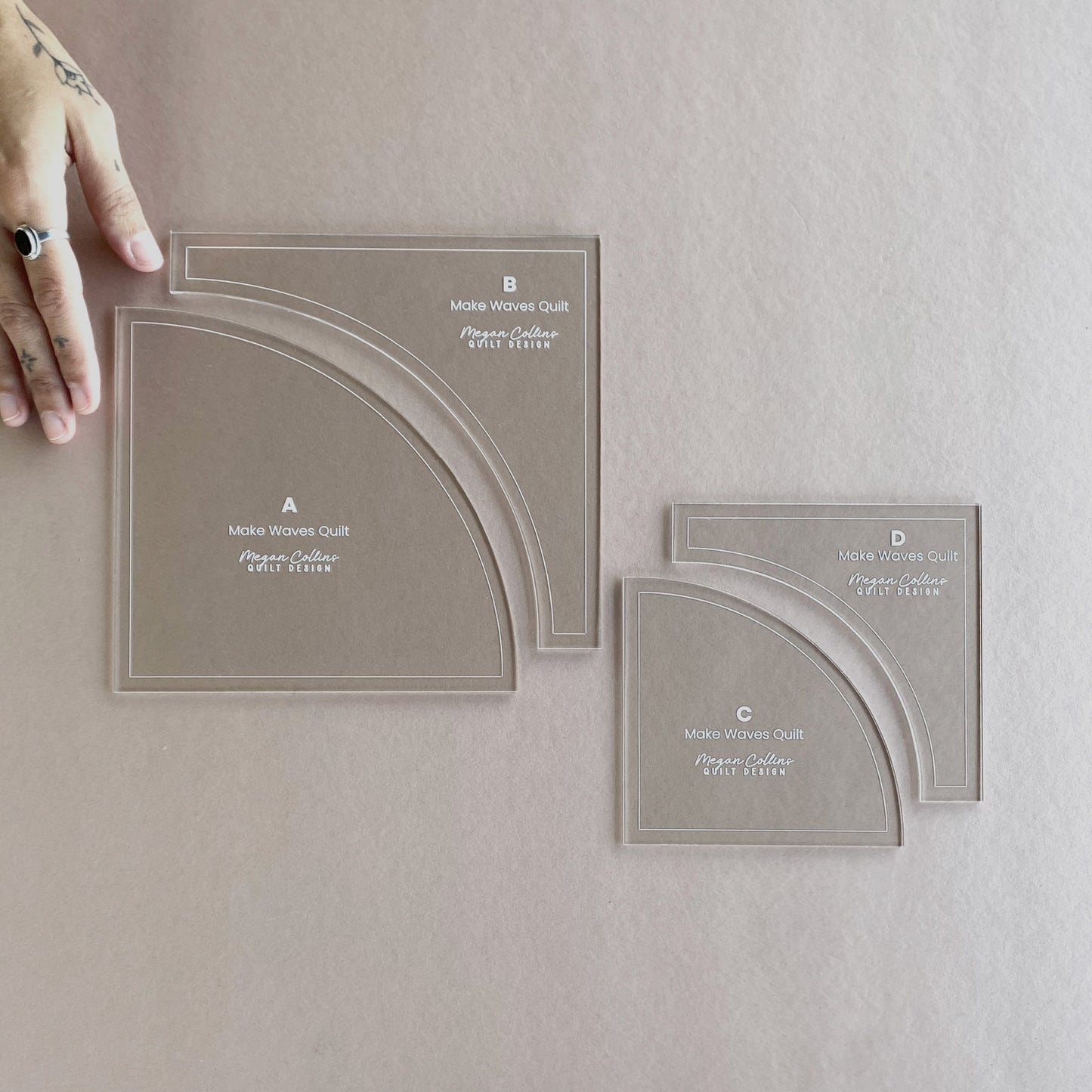 Makes Waves Templates by Megan Collins Quilt Design