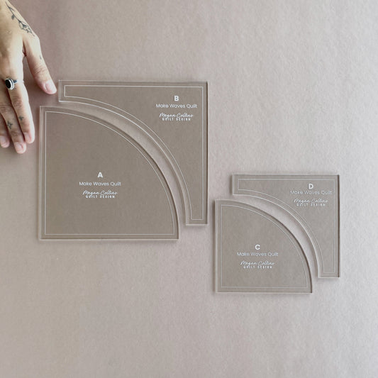 Makes Waves Templates by Megan Collins Quilt Design