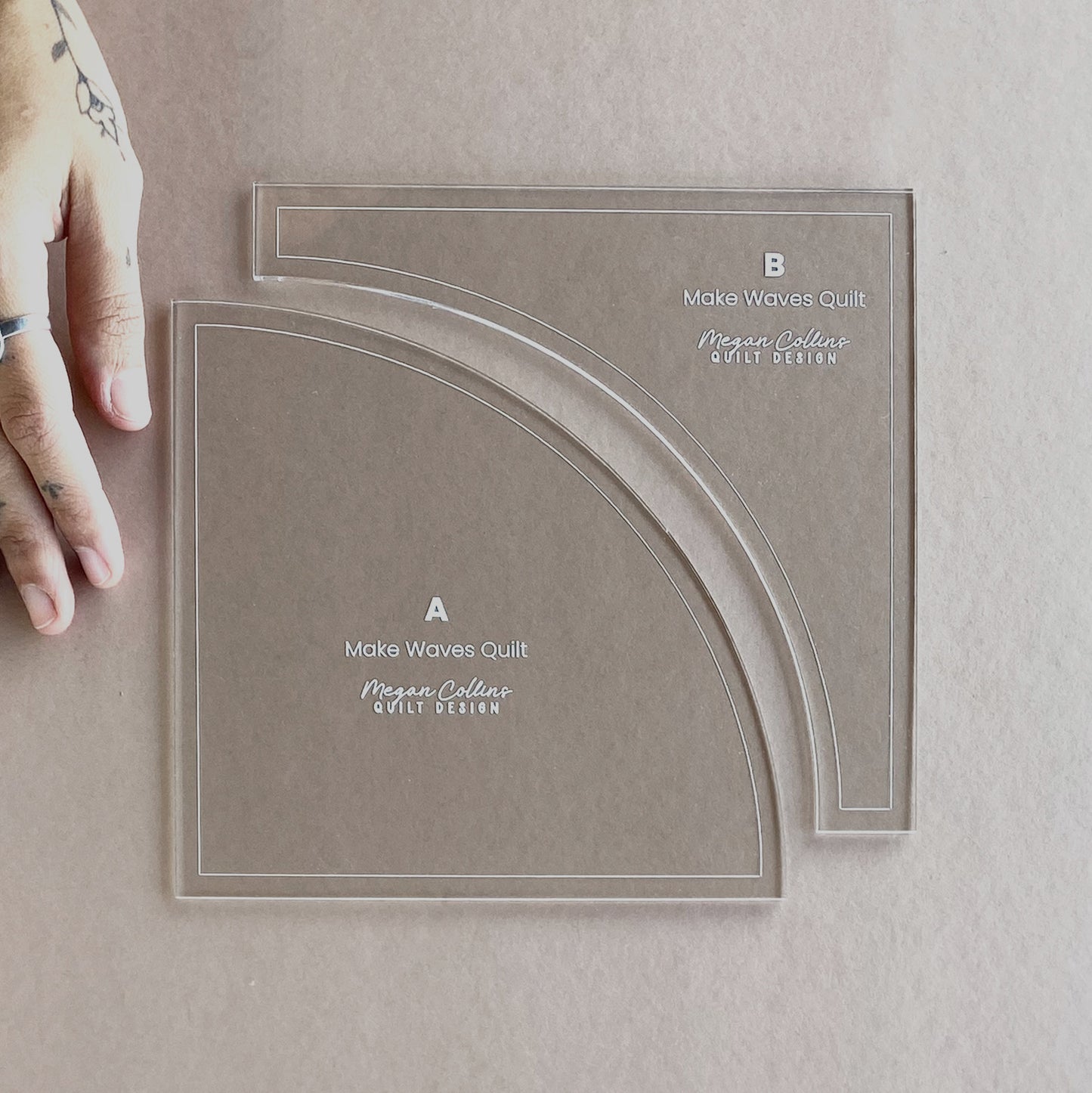 Makes Waves Templates by Megan Collins Quilt Design