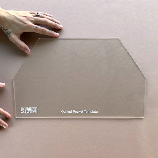 Quilted Pocket Template by Postcard Quilts