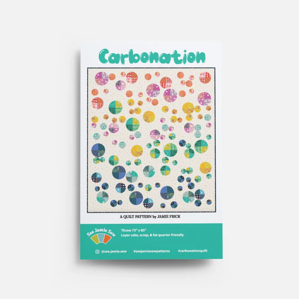 Carbonation Quilt Pattern by See Jamie Sew